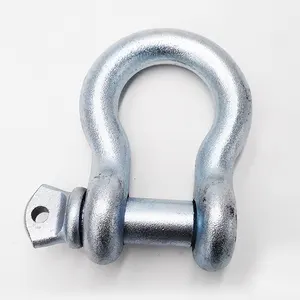 1/2" Bow Shackle U.S. Standard G209 Shackle Electric Galvanized Anchor Shackle