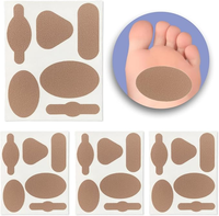 Patch transparent en silicone hydrocolloïde souple pour les ampoules au talon, idéal pour la prévention des blessures et le soin des pieds dans les chaussures à talons hauts