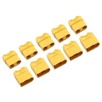 Connecteur banane AMASS XT90PB mâle-femelle 4,5 mm pour pièces de jouets d'hélicoptères RC