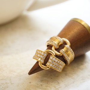 Italiaanse handgemaakte metaalweving ring van echt 18 karaats massief geel goud, gecertificeerd - Product Image 5