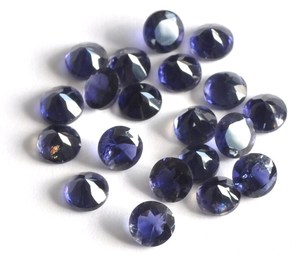 พลอยไอโอไลต์ธรรมชาติทรงกลมเจียระไน 5 มม. จำนวน 5 เม็ด ลดราคาพิเศษจากอินเดีย - Product Image 1