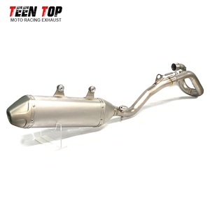 Échappement Slip-On TEENTOP Factory 4 temps pour <span class=keywords><strong>KTM</strong></span> 250/<span class=keywords><strong>350</strong></span>/450/500 EXC-F/FE350/FE501 en acier inoxydable sans DB Killer 50,5 mm - Product Image 6