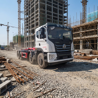 Camion benne compacteuse Dongfeng Diesel Euro 3 à bras de ramassage, système hydraulique, pour assainissement municipal et environnemental mobile