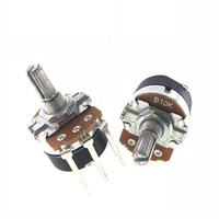 WH138 10K WH138-4 B10K Potentiomètre de variation de vitesse avec interrupteur à broche