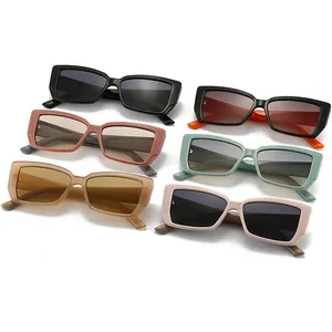 Óculos de sol unissex, óculos de sol feito à mão, oem, simples, quadrado, de acetato para gatos 2022