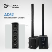 [NUEVO] Sistema de Sonido PA Accuracy Pro Audio AC62, Altavoz de Columna Activo Profesional con Línea de Bajos de 10 Pulgadas y DSP