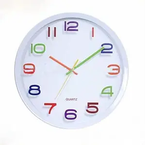 פלסטיק שעון קיר מראה 3D שעון קיר עיצוב מודרני מיוחד