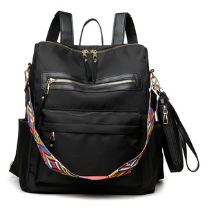 European American Retro Texture Oblique Bag Cross-Border Hot-Selling Women's Large Capacity <b>Backpack</b> Korean Fashion Style - Product Image 4