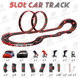 Circuit de course de slot cars électrique Super Loop avec deux voitures pour des courses doubles, jeu de course amusant pour garçon, meilleur cadeau pour les enfants - Product Image 3