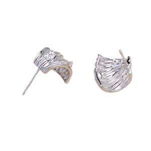 Boucles d'oreilles en argent S925 Baotou JG5957, accessoires de bricolage, bijoux en perles, 15-16 mm, boucles d'oreilles en forme de chapeau cache-cernes - Product Image 5