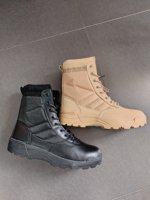 Chaussures de trekking respirantes en promotion, bottes tactiques pour le désert et la jungle, bottes de randonnée en caoutchouc pour le voyage