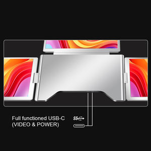 Extensor de Pantalla Triple para Portátil S780 Directo de Fábrica, Monitor IPS de 14 Pulgadas, Alimentación y Video USB C, sRGB 100% para Windows y MacBook - Product Image 5