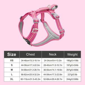 Tali rompi anjing reflektif, tali anjing reflektif, tahan lama, nilon, tali anjing berjalan luar ruangan, dirancang untuk mencegah keluar, <span class=keywords><strong>Harness</strong></span> anjing - Product Image 5