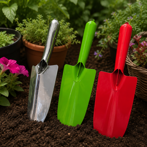 Truelle <span class=keywords><strong>de</strong></span> maçonnerie en alliage d'aluminium pour jardinage domestique, avec manche ergonomique, lame en acier inoxydable résistante à la rouille, angle <span class=keywords><strong>de</strong></span> 15-30 degrés - Product Image 2