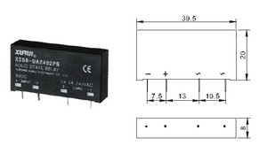 Твердотельное реле для мини печатной платы 5 В/12 В/24 В постоянного тока - Product Image 3