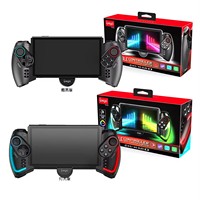 Manette de jeu rétractable sans fil Escoson PG-SW777 avec éclairage coloré en plastique pour / OLED