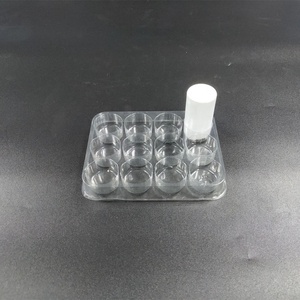 Plateau d'emballage en plastique personnalisé pour l'affichage de tubes à sang, plateau d'emballage en plastique <span class=keywords><strong>PS</strong></span> de haute qualité avec trous découpés - Product Image 3