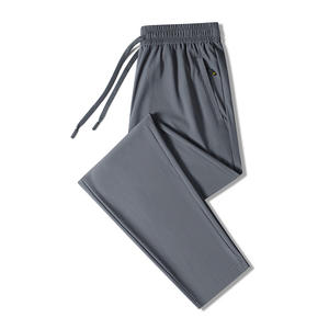 กางเกงกีฬาและลำลองผ้าไหมน้ำแข็งสำหรับชายหนุ่มระบายอากาศได้ดีขนาดพลัสไซส์แฟชั่นคุณภาพสูงใหม่ฤดูร้อน2025 - Product Image 4