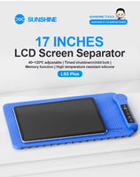 SUNSHINE LS3 Plus 17 pouces séparateur d'écran LCD coussin chauffant Intelligent avec contrôle de la température pour réparation de tablette de téléphone portable