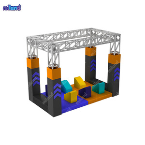 Équipement de parcours <span class=keywords><strong>Ninja</strong></span> Warrior pour la course, Mur Incurvé de style américain haut de gamme pour l'intérieur, Vente en gros, Stimule la curiosité - Product Image 1