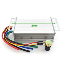 Contrôleur de régulateur de moteur à courant continu linéaire haute puissance 12V 24V 36V 48V 60V DC PWM Commutateur de vitesse infiniment variable 30A
