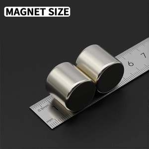 Aimant rond personnalisé D20x20mm pour sac/moteur/capteur/haut-parleur/électronique, n'importe quel grade/couleur/revêtement - Product Image 2