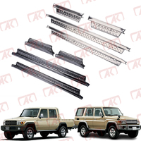 Boîte de rangement pliante pour porte arrière en alliage d'aluminium pour Land Cruiser 70 Series LC71 LC75 LC76 LC78