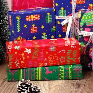 Factory Wholesale Christmas Wrapping <b>Paper</b> 50 X 70 cm Gift Wrapping <b>Paper</b> Packing - Product Image 4