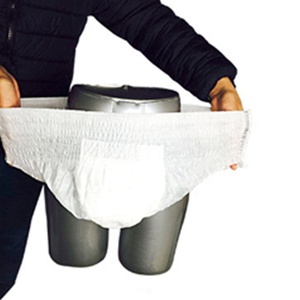 Couches pour adultes ultra-épaisses taille moyenne en carton, couches/culottes d'apprentissage pour adultes en gros, culottes d'apprentissage magiques en tissu non tissé imprimé - Product Image 6