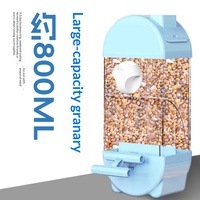 Mangeoire automatique pour oiseaux, anti-déversement et anti-goutte, distributeur automatique avec boîte à nourriture pour perroquets