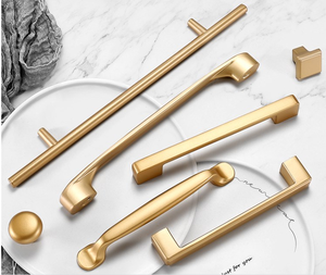 Armoire <span class=keywords><strong>de</strong></span> cuisine antique tiroir armoire poignées robuste meubles poignée et boutons matériel laiton européen chambre bureau ECH - Product Image 4