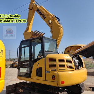 รถขุดโคมัตสึ PC70 มือสอง สภาพ 95% ขนาดกลาง 7 ตัน เหมาะสำหรับงานก่อสร้างและเกษตรกรรม อุปกรณ์ก่อสร้างหนัก มาตรฐาน CE/EPA - Product Image 1
