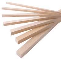 Lattes de bois carrées en pin sans fissures, sablées, pour support de jardin et décoration artisanale DIY
