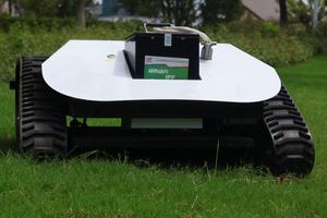 Robot Rasaerba Cingolato Industriale <span class=keywords><strong>Elettrico</strong></span> Telecomandato da 550mm per Giardino, Economico, in Vendita - Product Image 5
