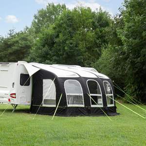 Nhà Máy Mới Tùy Chỉnh Không Khí Chặt Chẽ <span class=keywords><strong>Inflatable</strong></span> Caravan RV Camper Mái Hiên Tán Cắm Trại Lều - Product Image 3