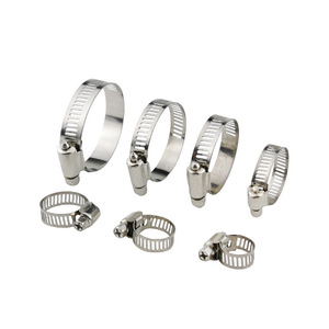 Abrazaderas de manguera de acero inoxidable de 16 mm para reparación de tuberías y mangueras, accesorios neumáticos - Product Image 1