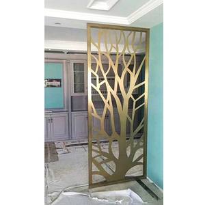 Перегородка из нержавеющей стали, металлическая, стеклянная, акриловая, для разделения помещений - Product Image 1