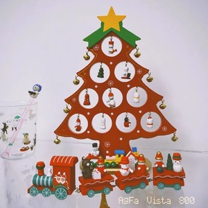 Décorations de Noël de haute qualité Arbre de Noël en bois Ornements créatifs de table pour les cadeaux de Noël - Product Image 5