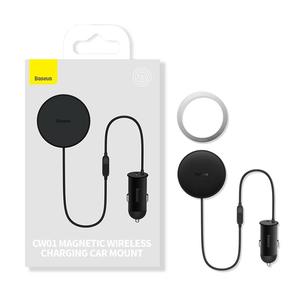 <span class=keywords><strong>Chargeur</strong></span> de voiture à charge rapide <span class=keywords><strong>Baseus</strong></span> 15W, support magnétique pour téléphone de voiture, <span class=keywords><strong>chargeur</strong></span> <span class=keywords><strong>sans</strong></span> <span class=keywords><strong>fil</strong></span> pour iPhone 15 14 13 Pro Max, effet lumineux - Product Image 1
