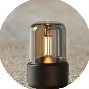 Difusor de Aceite Eléctrico Portátil sin Agua, Humidificador de Aire, Luz de Vela, Aroma, Luz Nocturna LED, Carga USB, Logotipo Personalizable, 1 Año de Garantía - Product Image 3