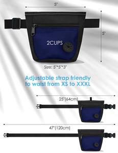 Free sample Wholesale Silicone Waterproof Outdoor Food Container <b>Treat</b> Pouch Puppy Pet <b>Dog</b> Portable Snack <b>Bag</b> - Product Image 6