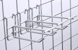 RH-G-D03 Móc Kim Loại Dây Đôi Cho Móc Tấm Lưới Thép Với Giá Treo Thẻ Móc Treo Tường Lưới - Product Image 3