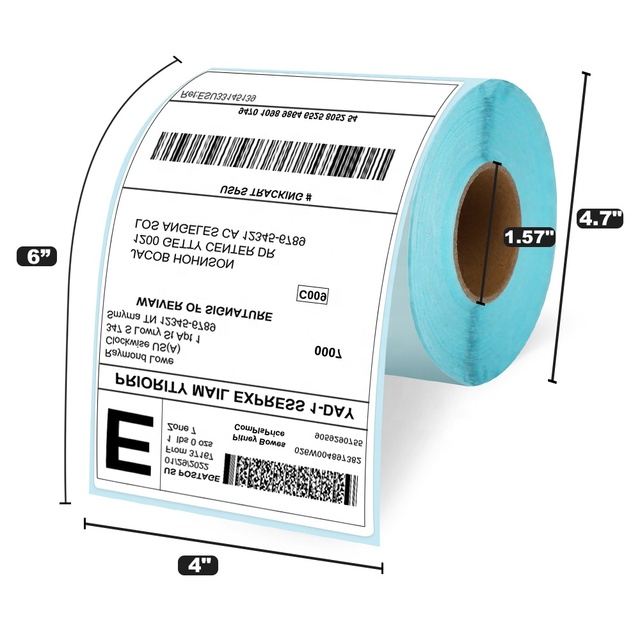 500pcs 100*150mm 4X6 Thermal Labels Label Printer Thermal Thermal Sticker Printer Labels