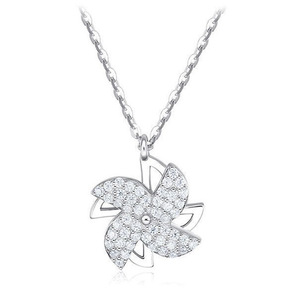 Collana con Ciondolo a Forma di Mulino a Vento Rotante per Donne, Accessorio Semplice da Indossare Quotidianamente - Product Image 4