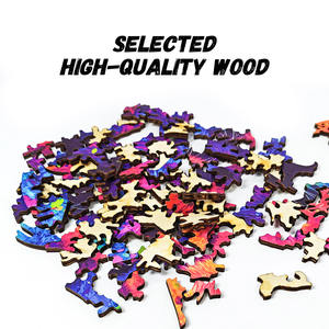 Puzzle Bois Découpé au Laser Pièces Puzzle Artistique et Jeu Familial pour Adultes et Enfants Jouet Éducatif Personnalisé Gros - Product Image 2