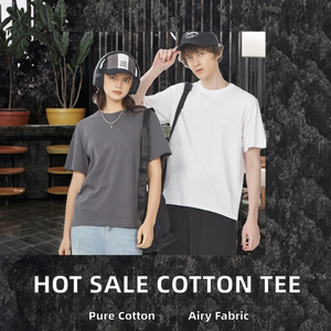 Hot Sale 100% Baumwolle Multi color T-Shirt Bequem atmungsaktiv mit benutzer definiertem Logo-Design Loose Fit und solidem Muster - Product Image 2