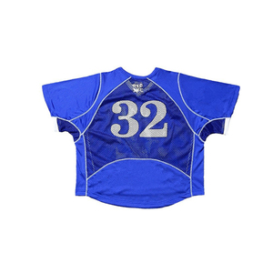 Camiseta Deportiva Holgada y Transpirable de Malla, Estilo Jersey con Cuello en V, Unisex, Manga Corta, Moderna - Product Image 5