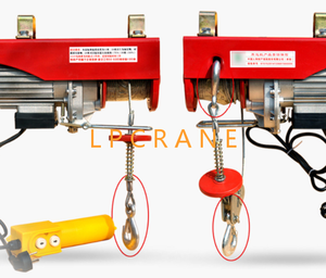 1t katrol listrik mikro 220V, mobil olahraga Crane kecil kendali jarak jauh dekorasi lift inti mesin Motor 0.5T - Product Image 2