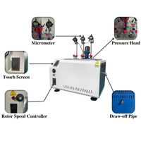 Testeur de température de ramollissement Vicat (HDT/VICAT) à haute précision pour la déformation thermique, garantie 1 an, plage 300°C, précision 0,1%