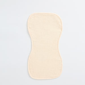 Venta al por mayor de color sólido suave bebé eructo paño recién nacido hombrera algodón muselina 4 capas bebé sudor absorbente toallas - Product Image 6